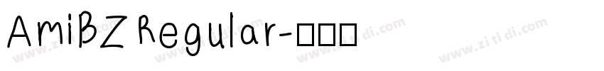Ami BZ Regular字体转换